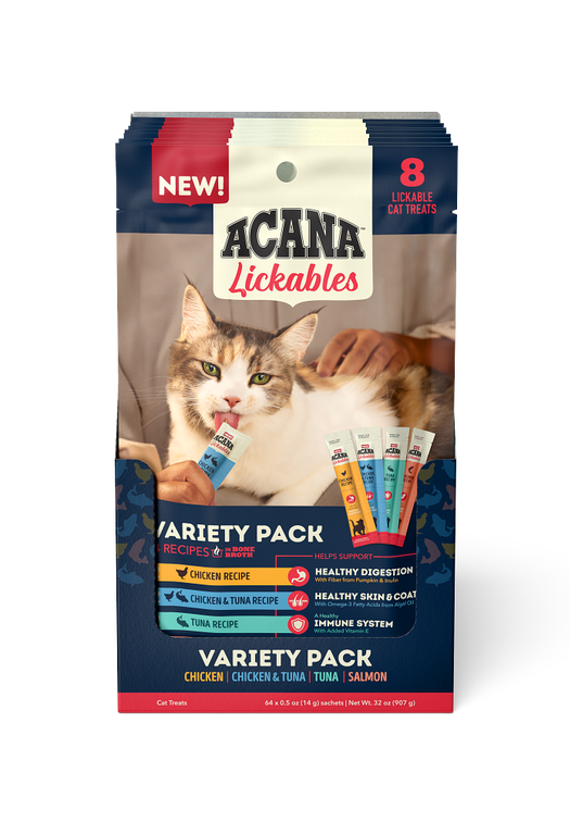Lickables, Variety Pack, Cat Treats